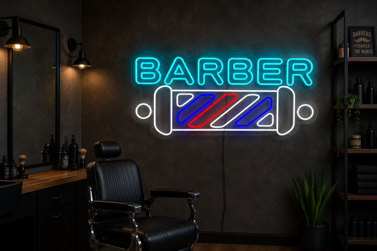 Barbershop - LED Neon Sign