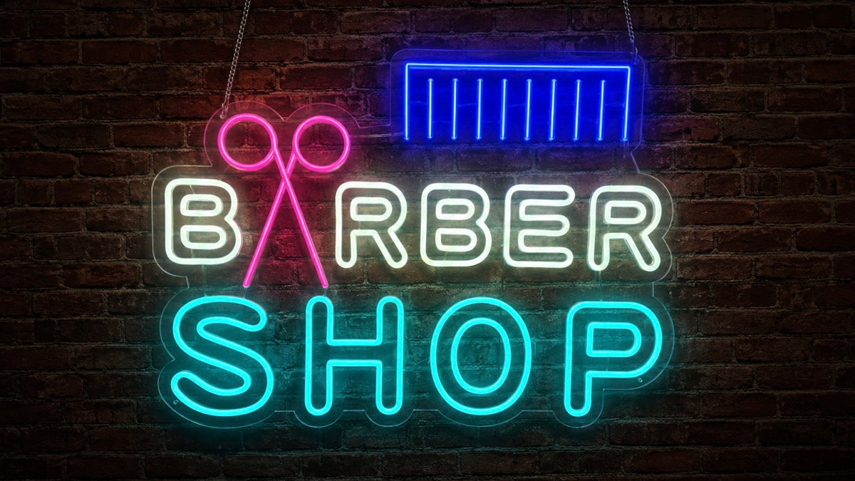 Barbershop - LED Neon Sign