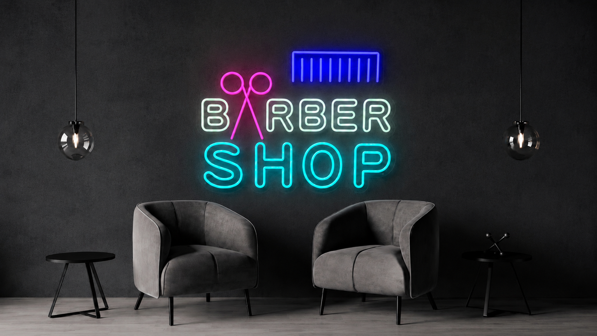 Barbershop - LED Neon Sign