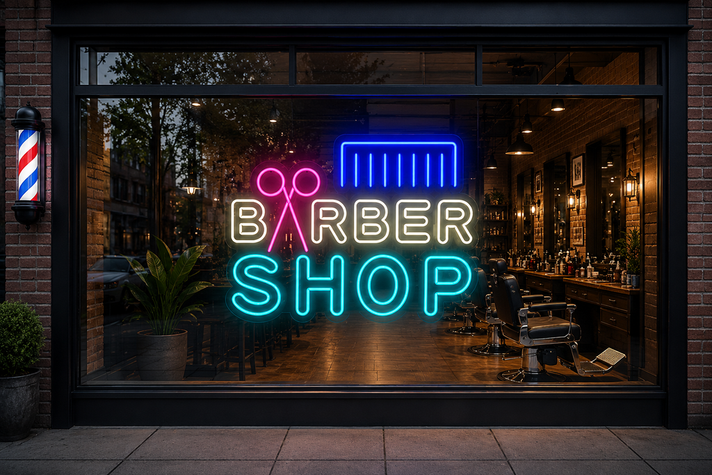 Barbershop - LED Neon Sign