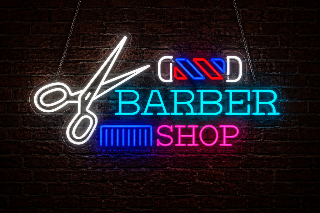 Barbershop - LED Neon Sign
