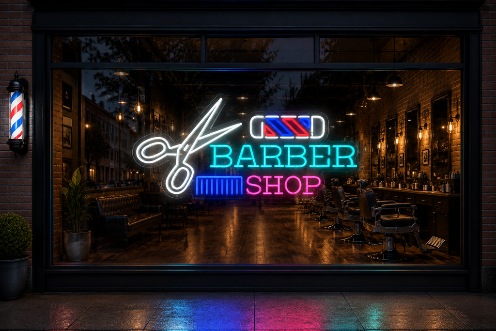 Barbershop - LED Neon Sign