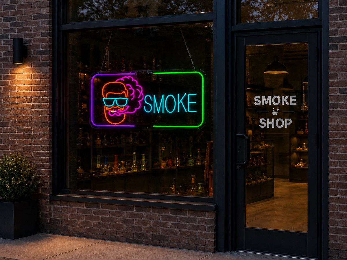 Smoke Shop - LED Neon Sign