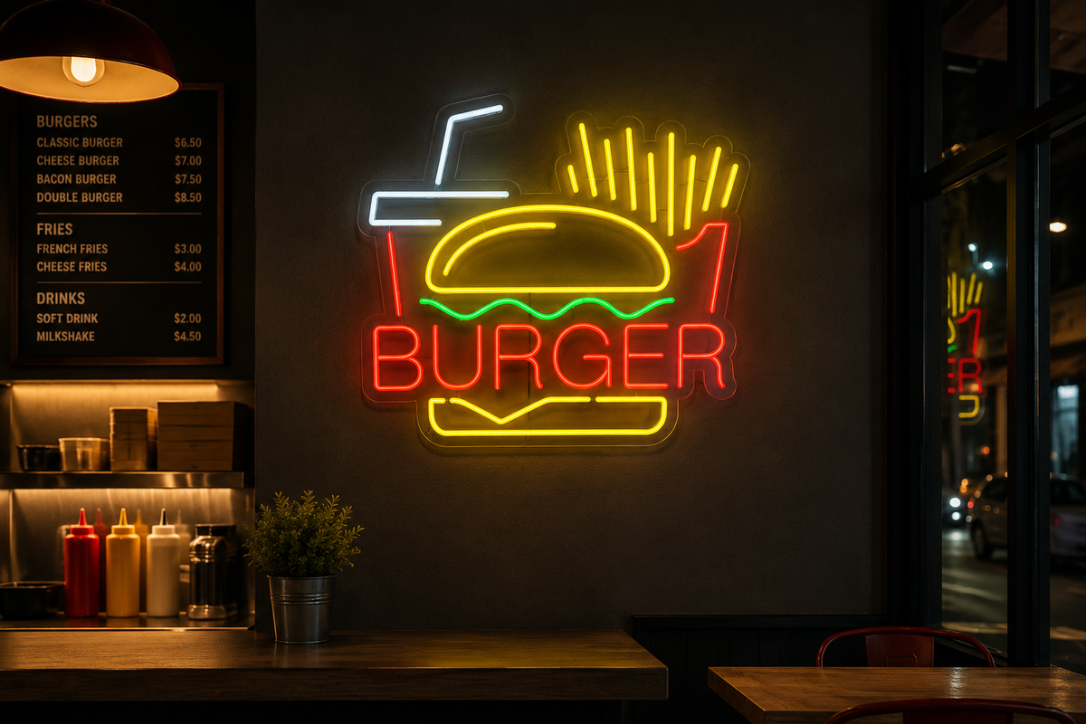 Fast Food - LED Neon Sign