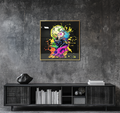 Lunar Cyborg - Resin Canvas Art