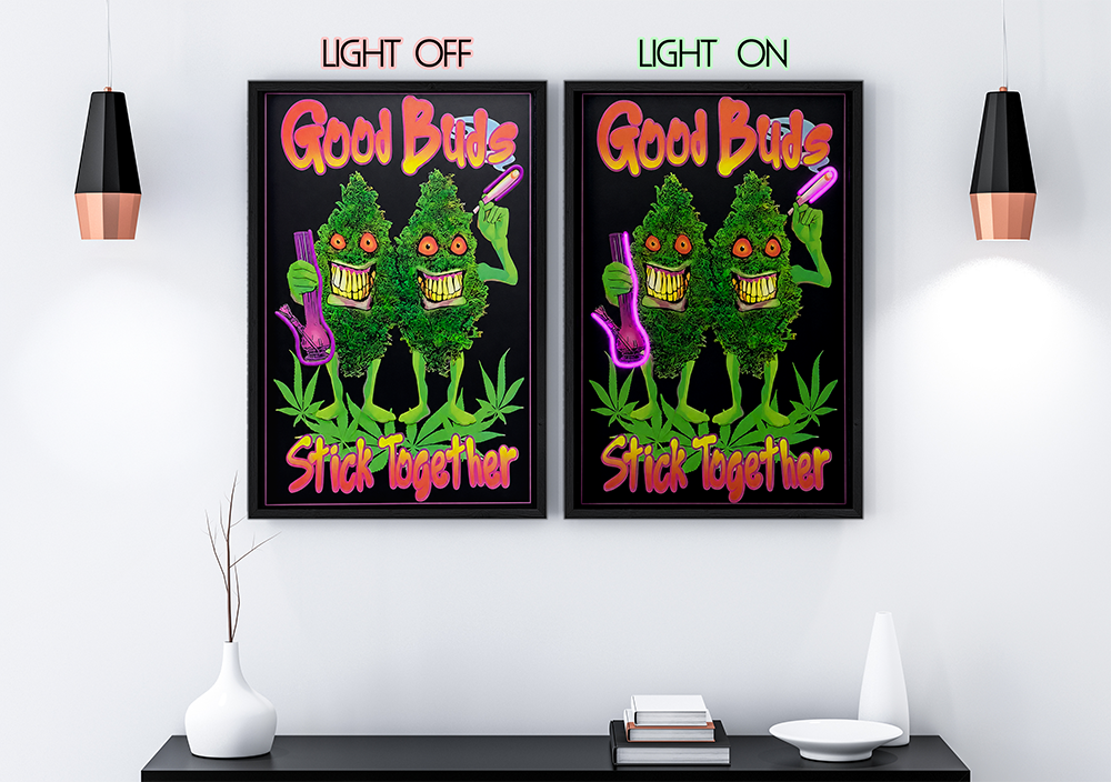 Free Spirits - Framed Canvas Art w/ LED