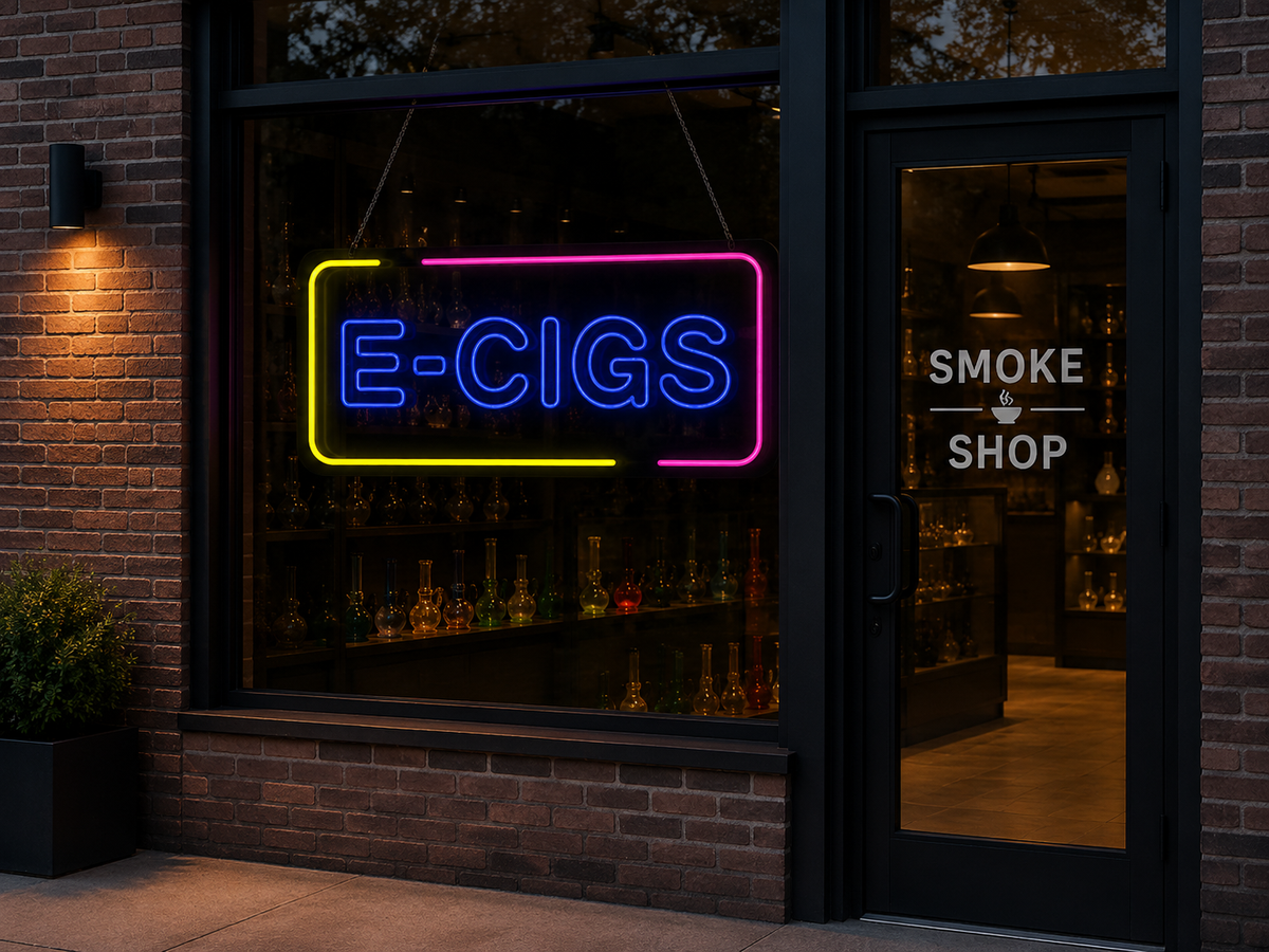 E-Cigs - LED Neon Sign