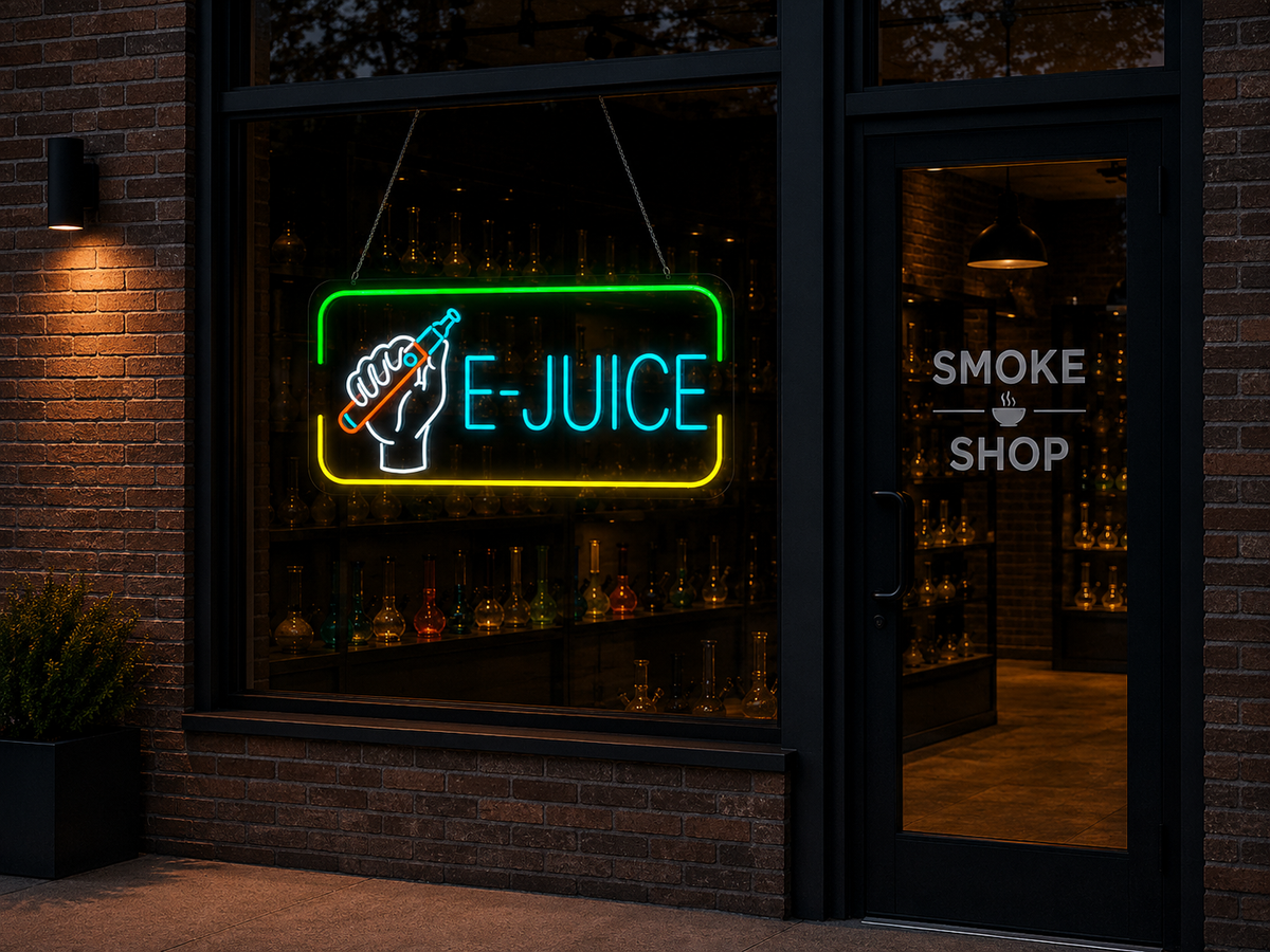 E-Juice - LED Neon Sign