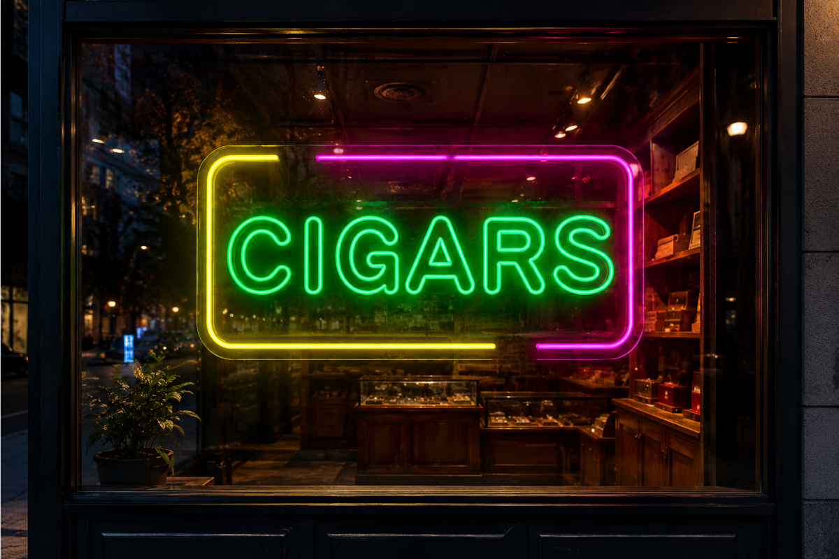 Cigars - LED Neon Sign