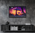 Mushroom Fields - Resin Canvas Art