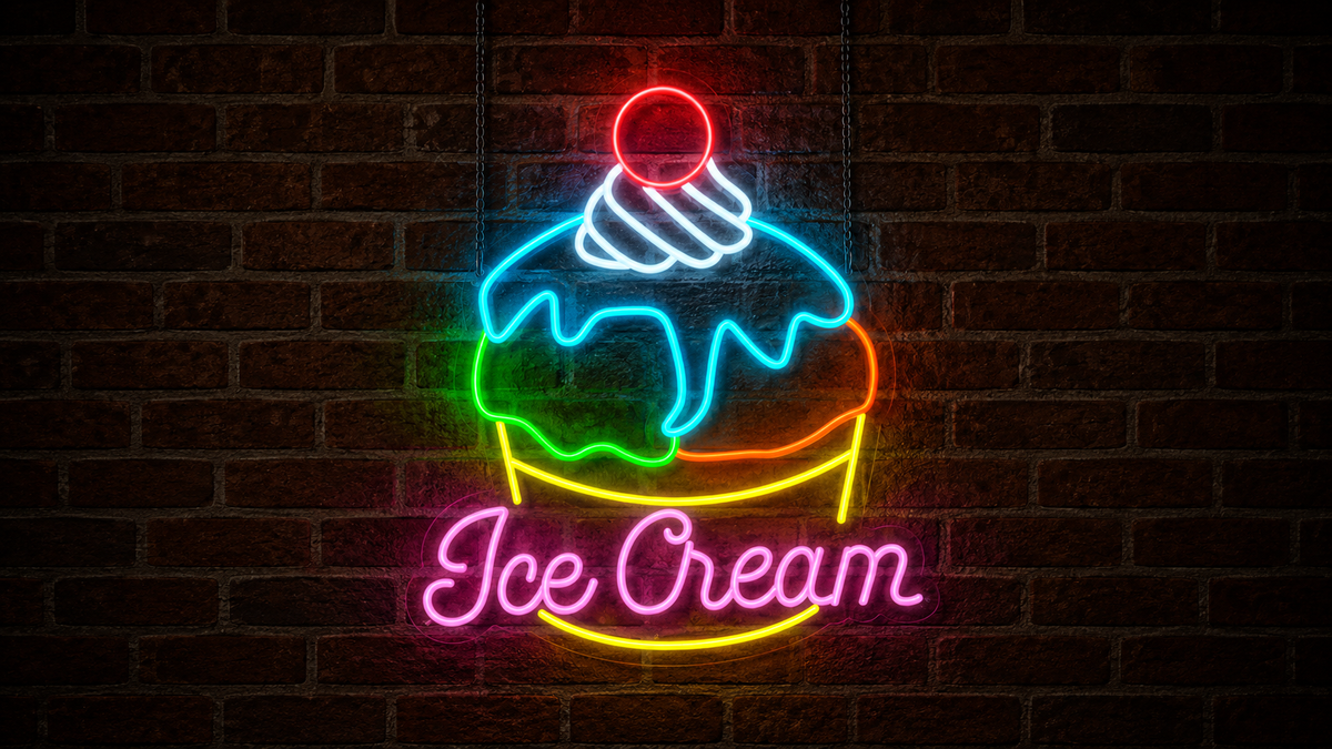 Ice Cream - LED Neon Sign