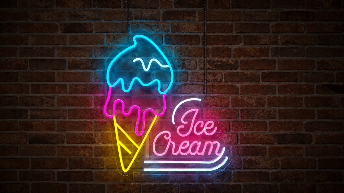 Ice Cream - LED Neon Sign