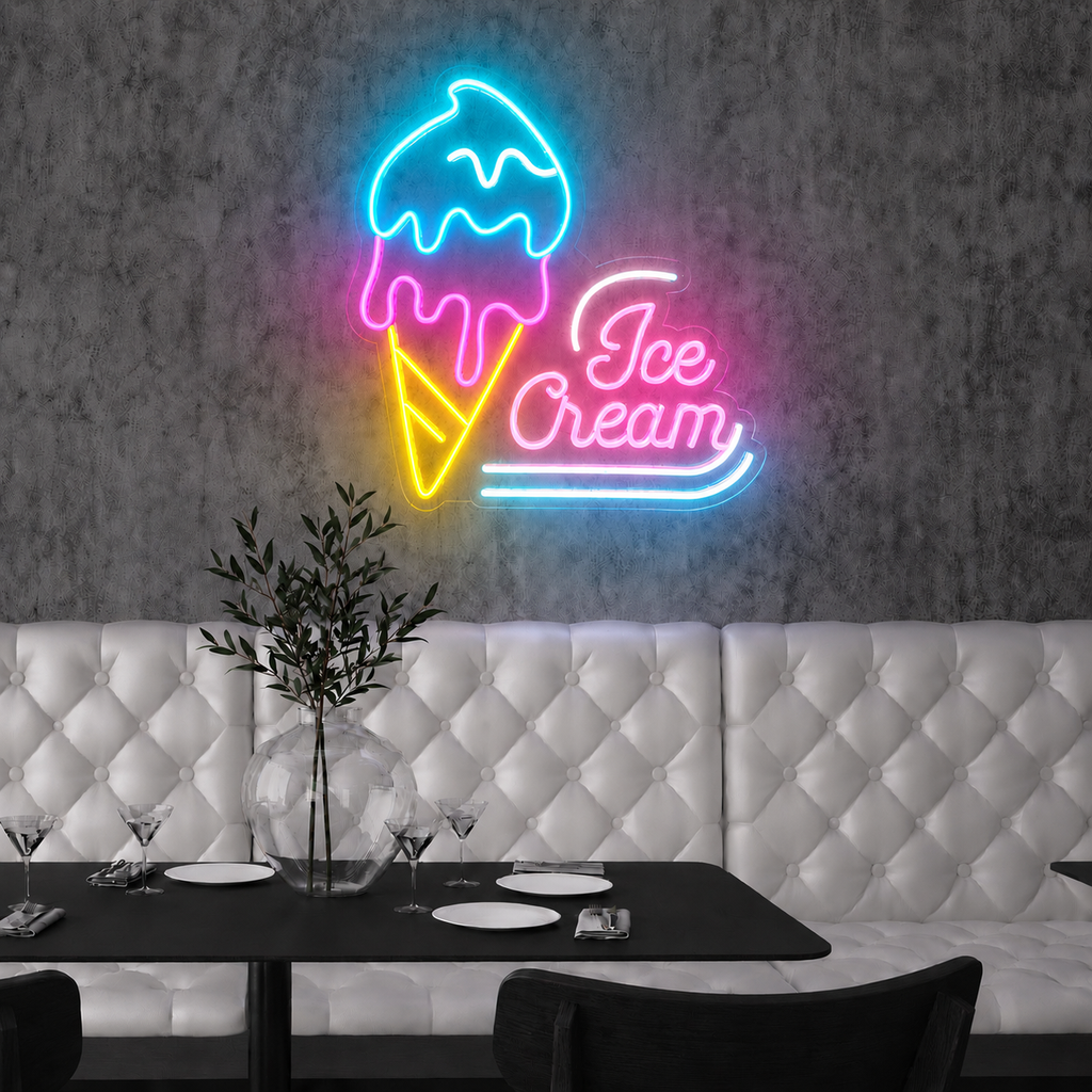 Ice Cream - LED Neon Sign