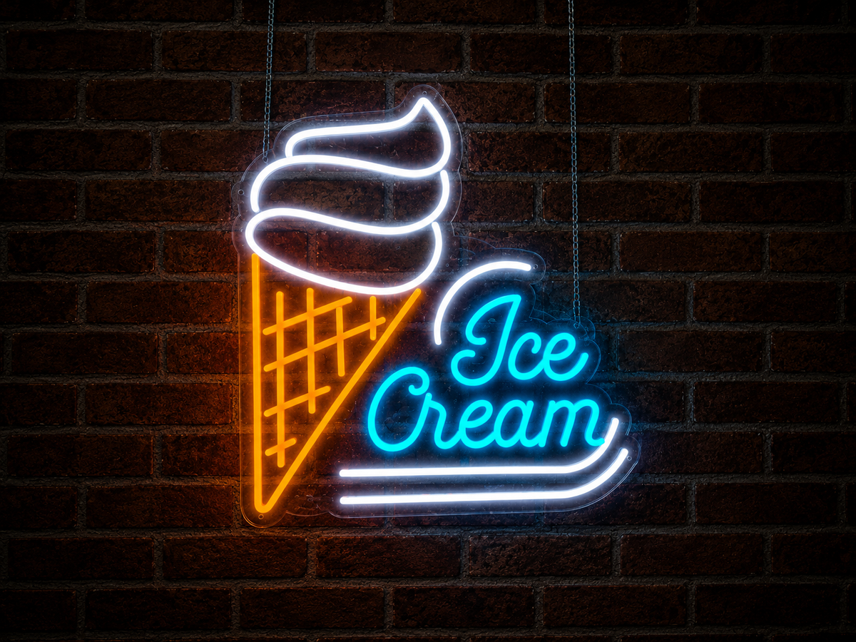 Ice Cream - LED Neon Sign