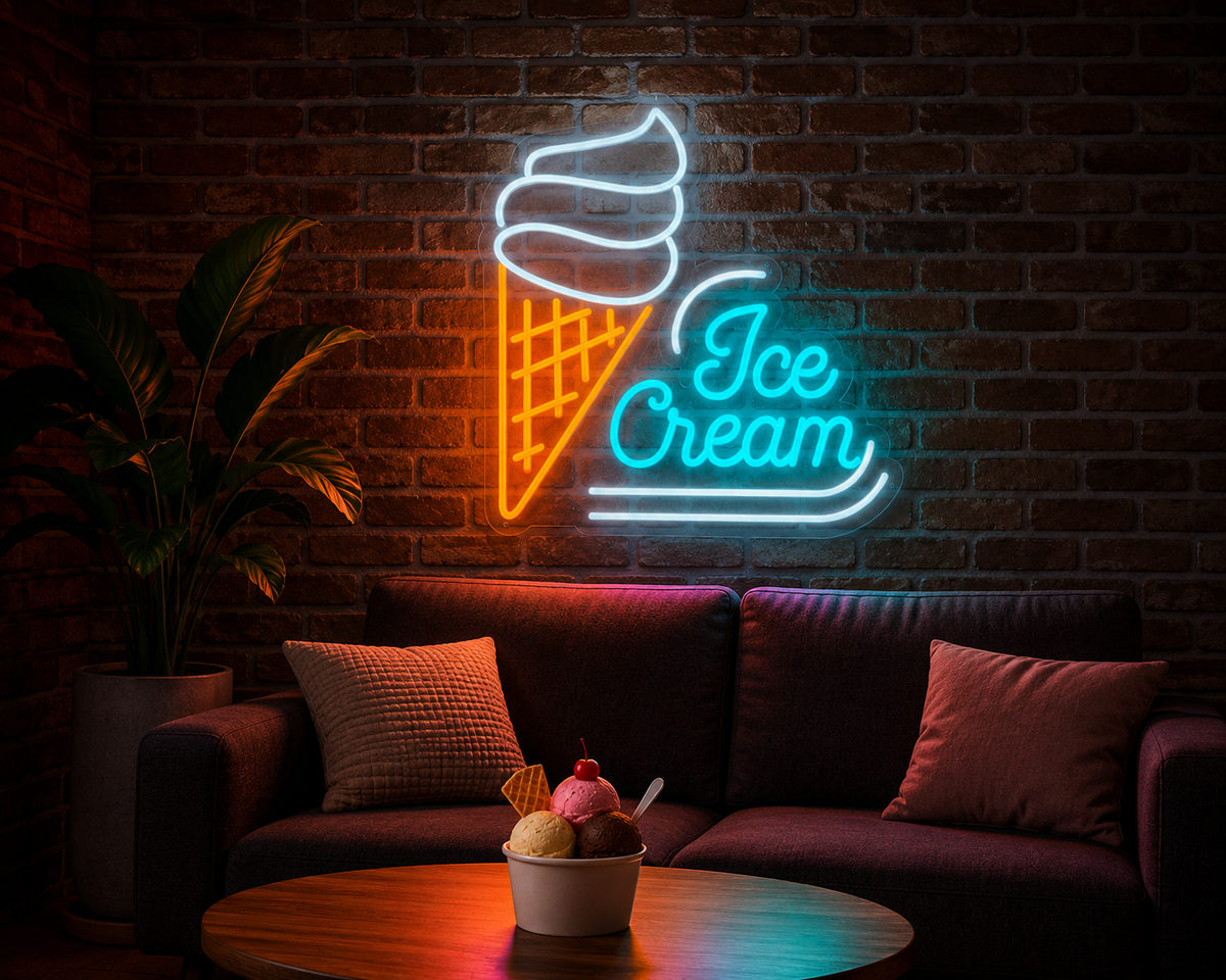 Ice Cream - LED Neon Sign