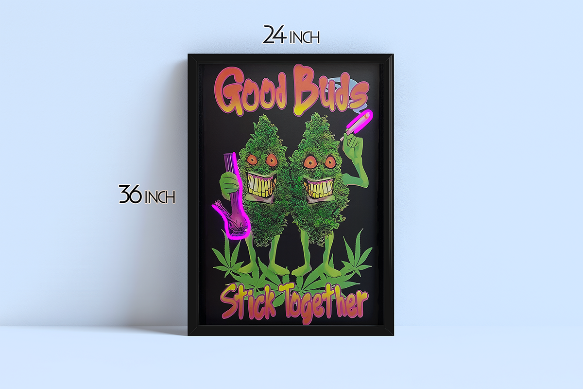 Free Spirits - Framed Canvas Art w/ LED