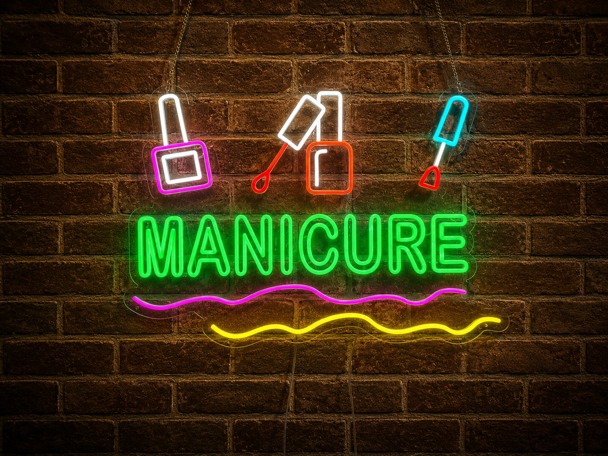 Manicure & Pedicure - LED Neon Sign
