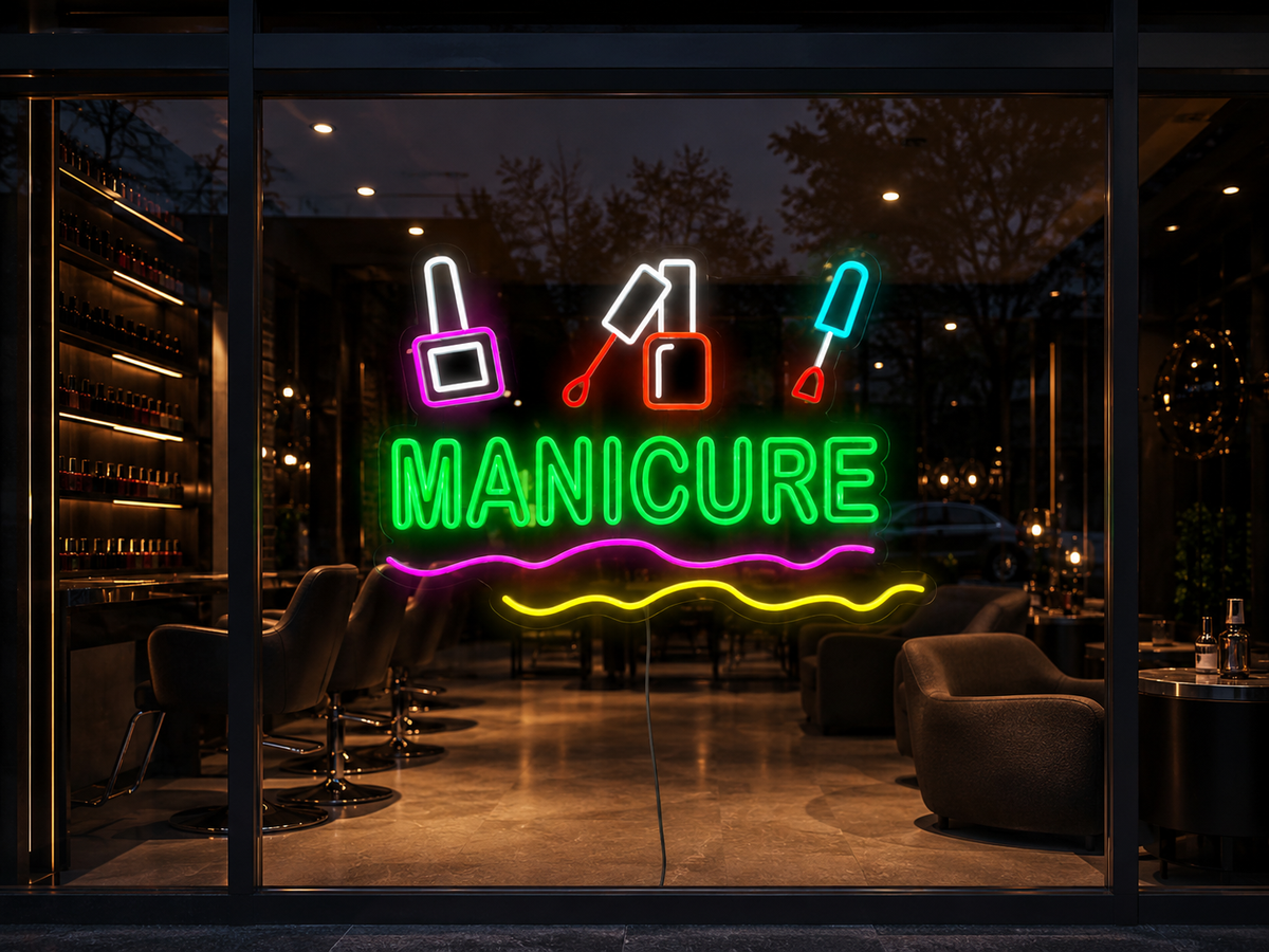 Manicure & Pedicure - LED Neon Sign