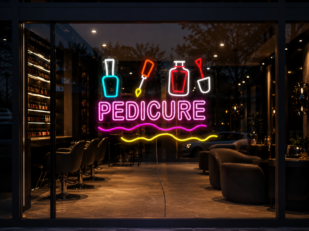 Manicure & Pedicure - LED Neon Sign