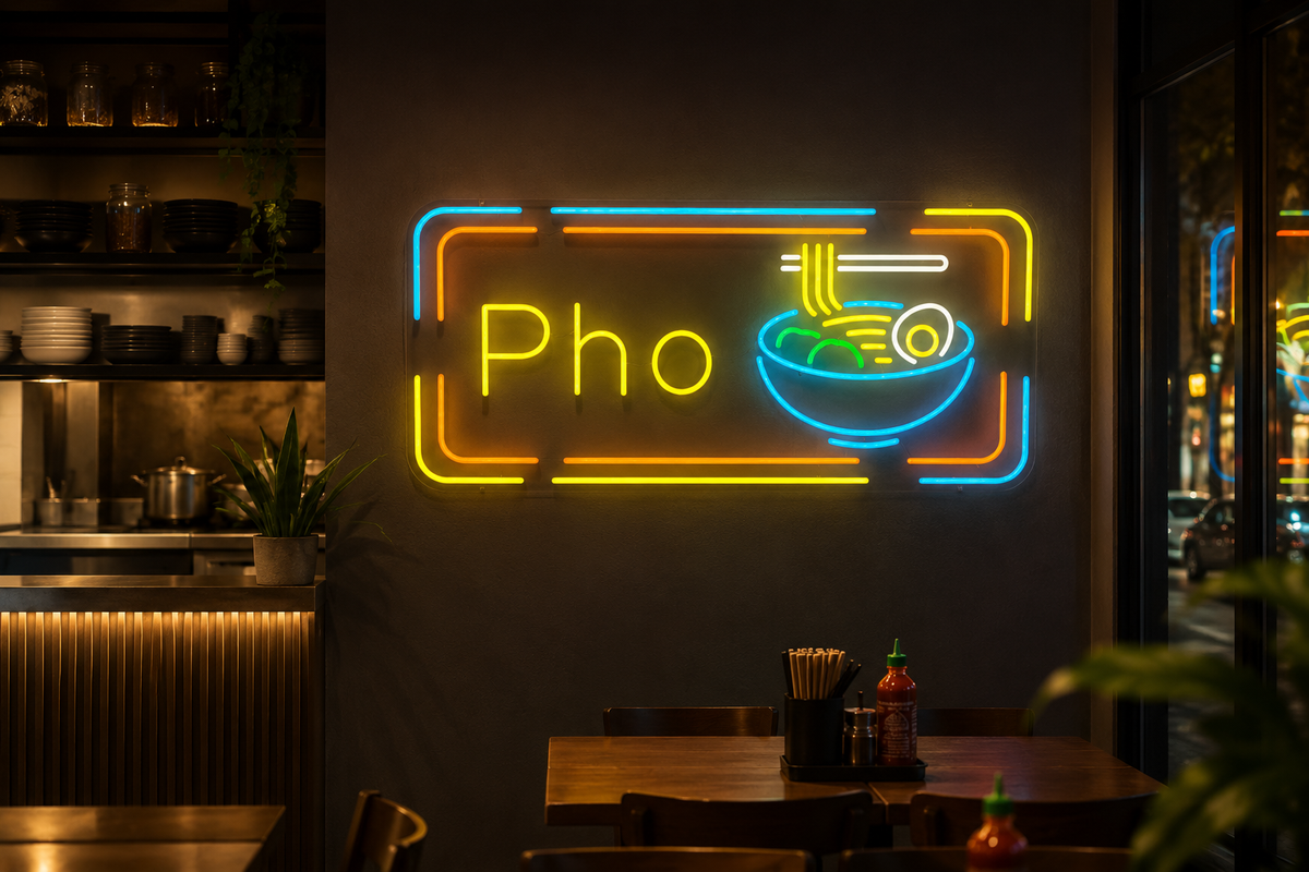 Sushi & Pho - LED Neon Sign