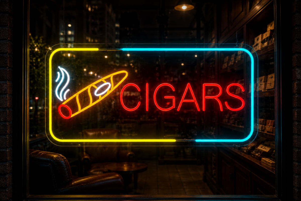 Cigars - LED Neon Sign