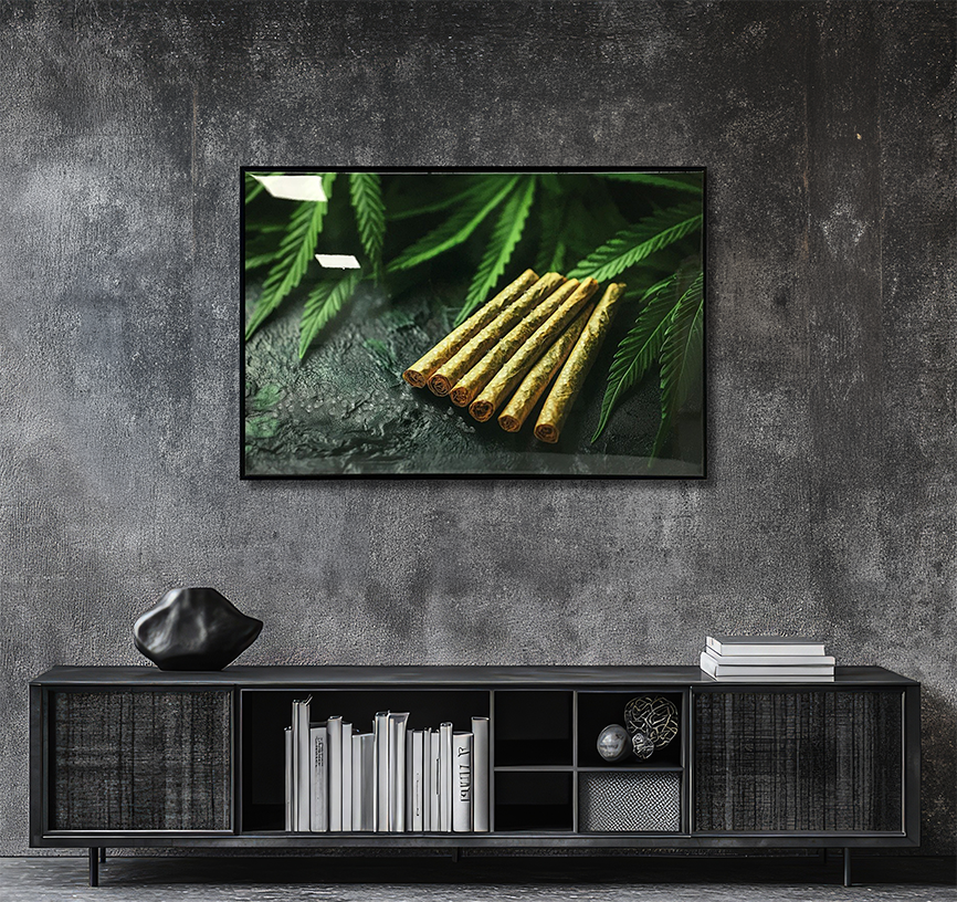 Hemp Rolls - Resin Canvas Art