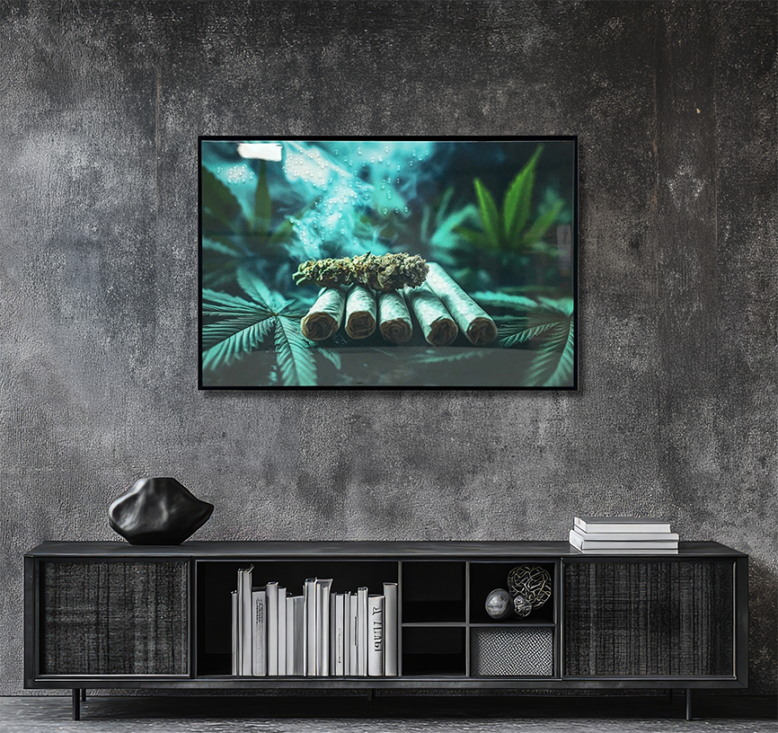 Hemp Rolls - Resin Canvas Art
