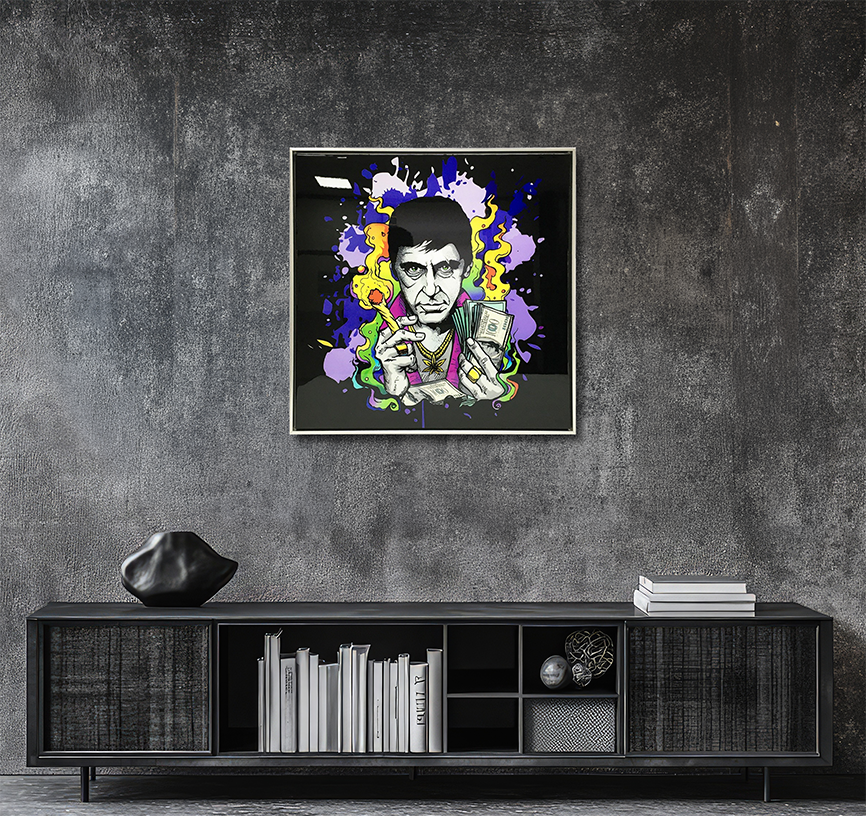 Scarface - Resin Canvas Art