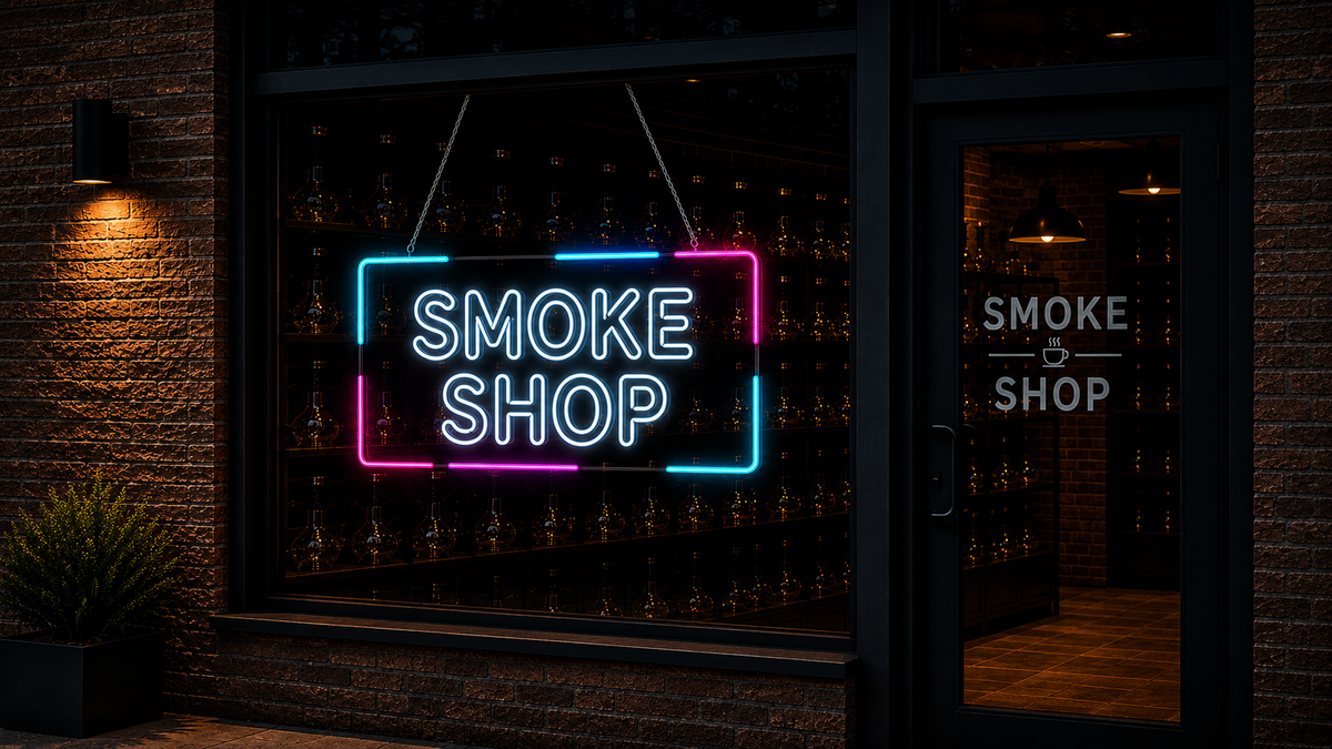 Smoke Shop - LED Neon Sign
