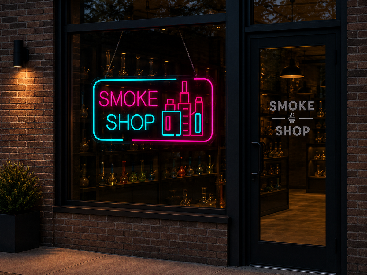 Smoke Shop - LED Neon Sign
