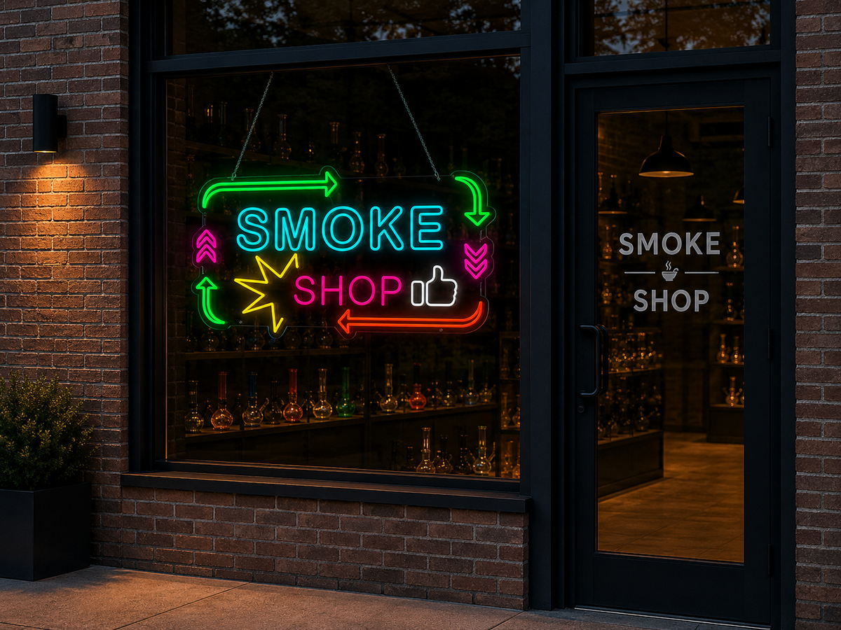 Smoke Shop - LED Neon Sign