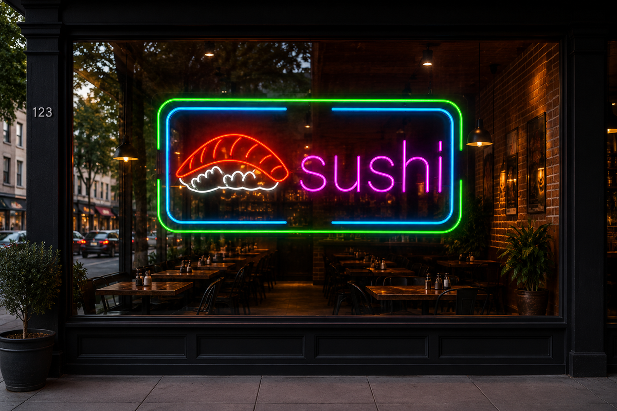 Sushi & Pho - LED Neon Sign