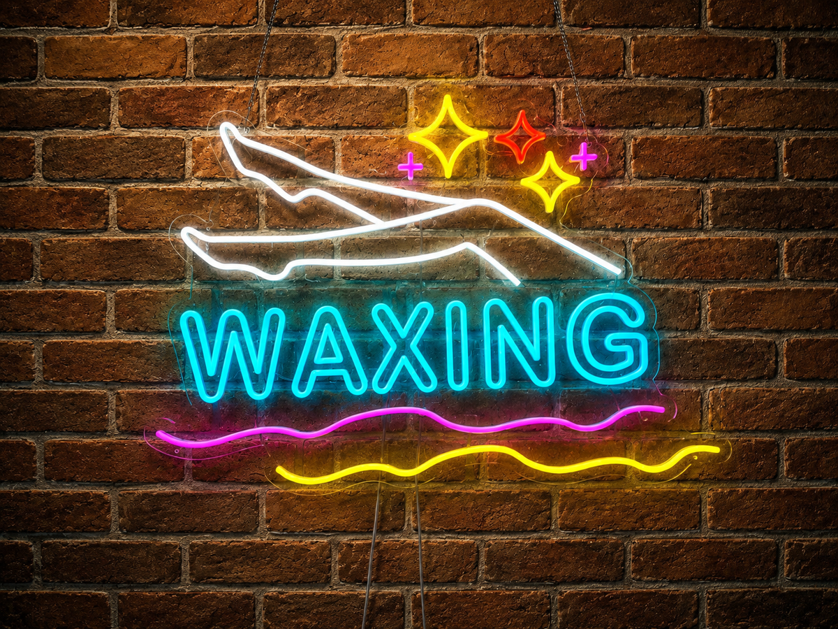 Lashes & Waxing - LED Neon Sign
