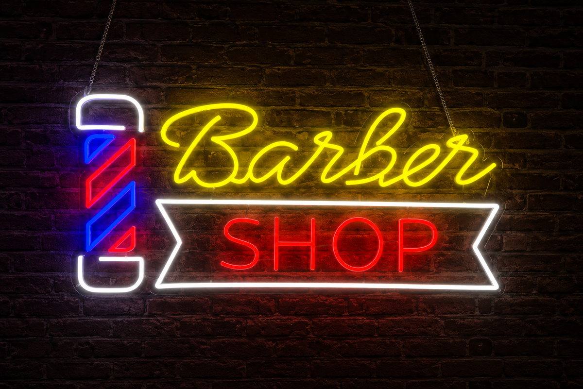 Barbershop - LED Neon Sign