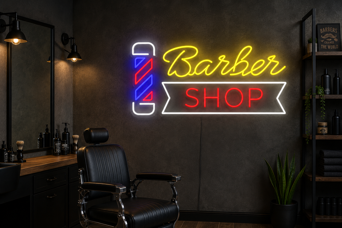 Barbershop - LED Neon Sign