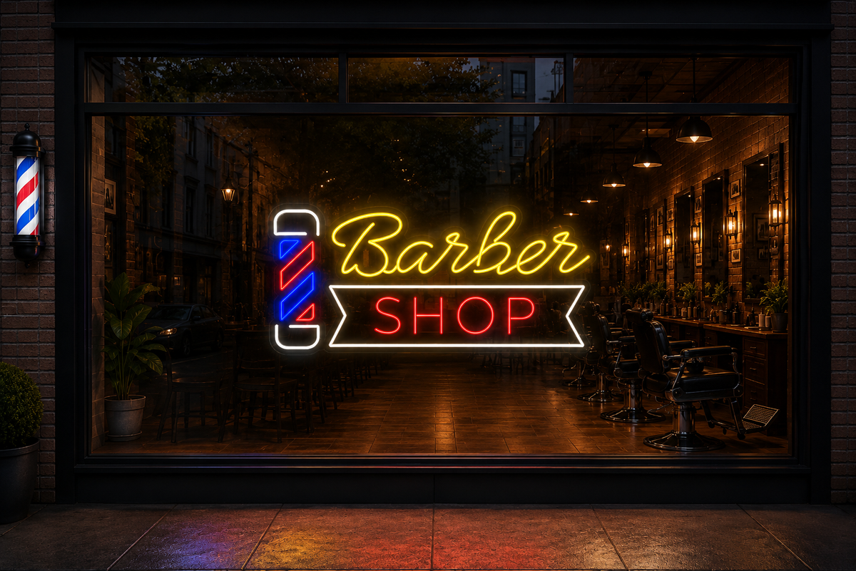 Barbershop - LED Neon Sign